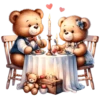 Teddy Bears Couple 17