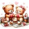 Teddy Bears Couple 18