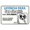 Licencia 😌🗣️😃 7