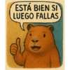 ESTÁ BIEN SI LUEGO FALLAS