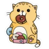 Gato comiendo Donuts🍩💞1🇵🇪Clásica 7