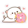 Gato comiendo Donuts🍩💞1🇵🇪Clásica 21