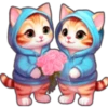 Gatos con capucha 😻 22