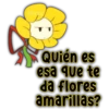 Persy Quién es esa que te da flores amarillas?