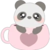 Lovely panda emojis 🖤🐼🤍 5