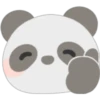 Lovely panda emojis 🖤🐼🤍 7