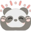 Lovely panda emojis 🖤🐼🤍 10
