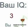 Ваш IQ: 3 Вы профессор пидорасик