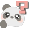 Lovely panda emojis 🖤🐼🤍 21