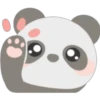 Lovely panda emojis 🖤🐼🤍 22
