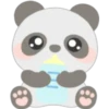Lovely panda emojis 🖤🐼🤍 25