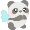 Lovely panda emojis 🖤🐼🤍 26