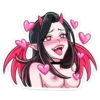 ДьRвол и ДьRволица; @stickersvk18 + 9