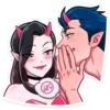 ДьRвол и ДьRволица; @stickersvk18 + 15