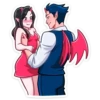 ДьRвол и ДьRволица; @stickersvk18 + 19