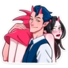 ДьRвол и ДьRволица; @stickersvk18 + 22