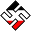 Swastika with black border 5