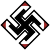 Swastika with black border 6