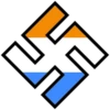 Swastika with black border 8