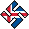 Swastika with black border 9