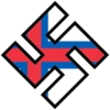 Swastika with black border 10