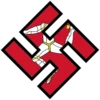 Swastika with black border 11