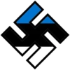 Swastika with black border 12
