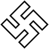 Swastika with black border 15