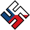 Swastika with black border 19