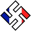 Swastika with black border 20