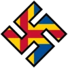 Swastika with black border 23