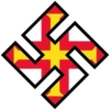 Swastika with black border 27