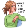 WHAT DID you SAY?