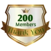 200 Members Thank You