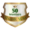 50 Members Thank You