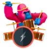 Pink Gorilla (|Stickergram.ru) 6