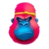 Pink Gorilla (|Stickergram.ru) 17