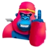 Pink Gorilla (|Stickergram.ru) 23