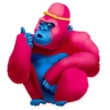 Pink Gorilla (|Stickergram.ru) 24