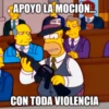 APOYO LA MOCIÓN... CON TODA VIOLENCIA