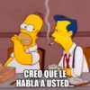 CREO QUE LE HABLA A USTED...