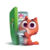 Taffy Cat @SbornikStickers 6