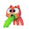 Taffy Cat @SbornikStickers 16