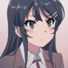 Mai Sakurajima by @anime_stickerr 7