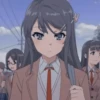 Mai Sakurajima by @anime_stickerr 11
