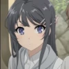 Mai Sakurajima by @anime_stickerr 19