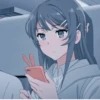 Mai Sakurajima by @anime_stickerr 20