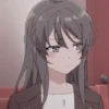 Mai Sakurajima by @anime_stickerr 23
