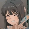 Mai Sakurajima by @anime_stickerr 24