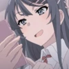 Mai Sakurajima by @anime_stickerr 27